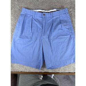 Ralph Lauren Men's Golf Shorts, Size 34, Blue, Pleated, Cotton